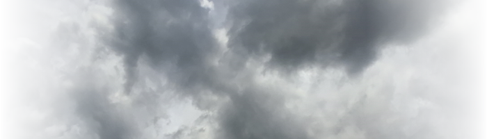 Grayscale cloudy sky